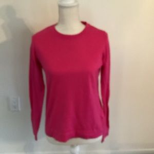 J. Crew Teddie Sweater Pink Women’s Small Cotton Blend Crewneck